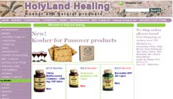 custom ecommerce website for health food store